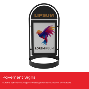 PAVEMENT SIGNS